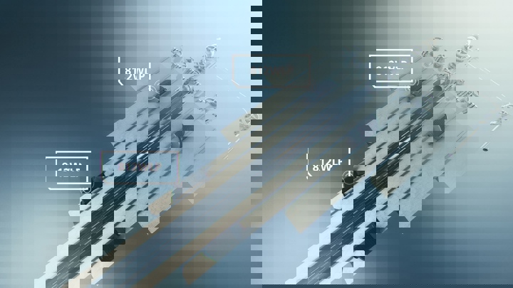 3D rendering of a Welltec tool labeled 812WLP, showing wellbore isolation components with valves and seals for precision well completions.