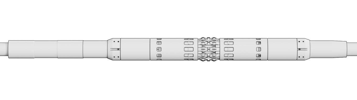 Graphic of a completion tool Downhole Actuator (DHA).